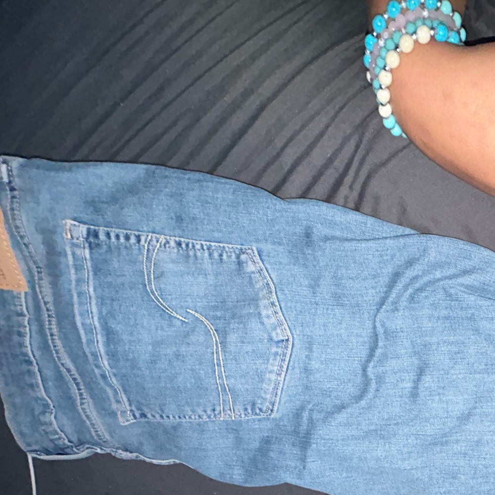 signature gold Levi Strauss jeans womens